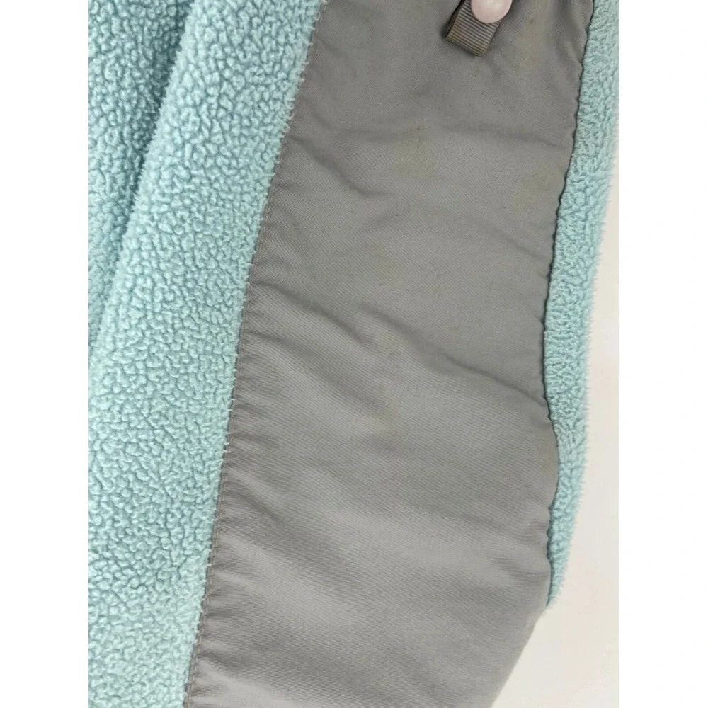 The North Face Gray/Light Green Jacket Girls‎ Size XL Fleece